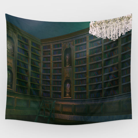 Haunted Mansion - Library Backdrop