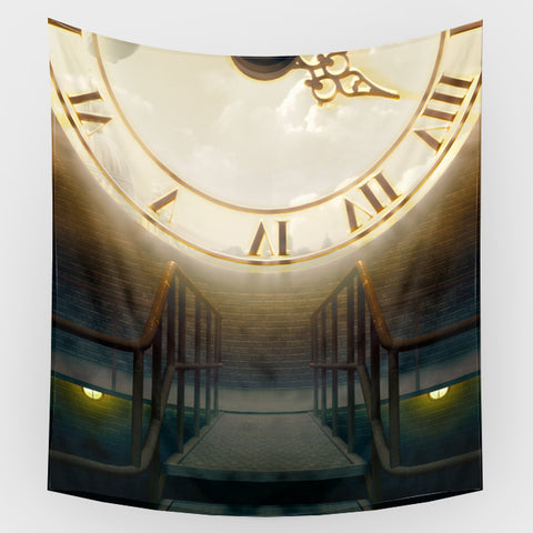 Steampunk Time Clock Backdrop