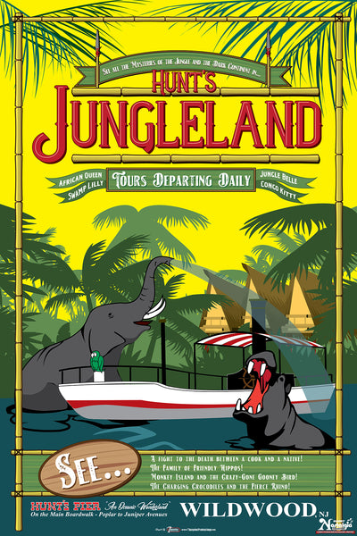 Hunt's Jungleland Poster – Thanatos Productions