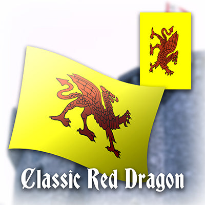 Castle Dracula Flags - Classic Red Dragon