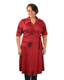 Red Zombie Wrap Dress