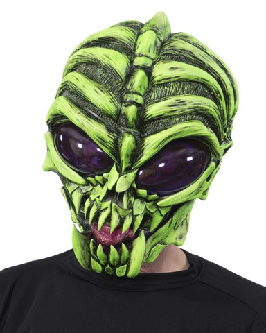 Down To Earth Alien Face Mask - UV Reactive
