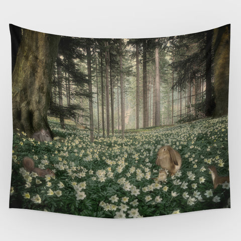 Snow White Forest Backdrop